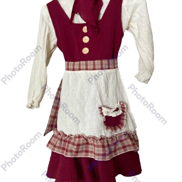 Kid's Dress, 5-7 Years (Approx.), Multi Color, Preloved in Excellent Condition - Picture 3 of 10